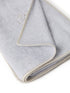 logo-embroidered beach towel
